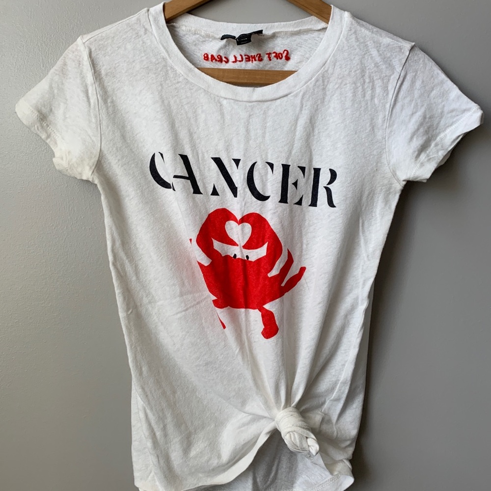J crew horoscope tee Cancer size xxs